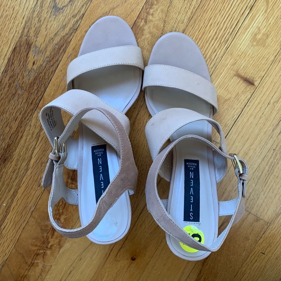 STEVEN by Steve Madden Carisa Sandal with Stacked Heel - Picture 6 of 12